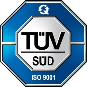 TÜV SÜD zertifiziert nach ISO 9001
